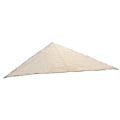 Miniatyrbillede 8 af 8: Canopy Canvas Rustfrit Stål 4x4x4m Trekant Baldakin med 3 Reb for Gårdsplads Græsplæne Have Hvid