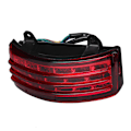 Miniatyrbillede 4 af 8: 12V Universal Motorcykel LED Baglygte Brems Stop Blinklys Baglygte Rød