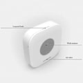 Miniatyrbild 3 av 5: Bluetooth Hygrometer Termometer för Inomhusrum och Växthus Temperaturövervakning med Fjärrstyrning via App och Notifieringsvarningar