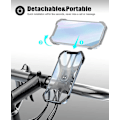 Miniatyrbilde 2 av 5: Universal 360° roterbar sykkeltelefonholder for iPhone 13/12/11 - Avtakbar og justerbar motorsykkelmontering