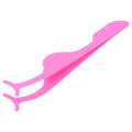 Miniatyrbild 5 av 8: Bärbar lösögonfransapplikator Rostfritt stål lösögonfransar Pincett Clip Makeup ToolFluorescerande Rosa