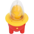Miniatyrbild 1 av 5: Bärbar elektrisk ägghomogenisator - Red Silikon Golden Egg Maker för kök (USB ingår)
