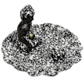 Miniatyrbild 6 av 8: Sydostasiatisk Buddha-statyett i harts, prydnadssak, konstverk för heminredning