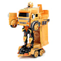 Miniatyrbilde 3 av 8: 1:12 Fjernkontroll Dual Mode Gravity Sensing Deformation Transform Bil Leke Gul