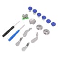 Miniatyrbillede 6 af 8: Håndtag Metal Nøgle Paddle Sæt Professionel Aluminiumlegering Erstatning Controller Nøgle Paddle Kit til PS4 Blå