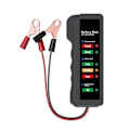 Miniatyrbilde 1 av 5: 12V Bilbatteritester Batteriladesystem Analysator og Alternator med LED Bilverktøy for Kontroll og Diagnose