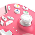 Miniatyrbilde 7 av 8: Bluetooth-spillkontroller - Multifunksjonell trådløs spillkontroll med strømvisning for Switch PC-telefon nettbrett TV rosa