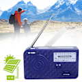 Miniatyrbild 7 av 8: RD638 ABS Solenergi Nödmultifunktionshandvevradio Stöd FM/AM-funktionBlå