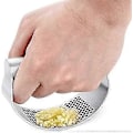 Miniatyrbillede 4 af 5: Hvidløgspresser Rocker - Hvidløgshakker i rustfrit stål, Ny Innovativ Hvidløgshakker til at knuse hvidløg (Imperial Silver)_SZXM