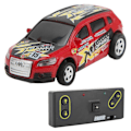 Pikkukuva 7 / 8: Mini RC -ajoneuvokilpailu 4-suuntainen drift-auto 1:64 taskukokoinen kaukosäädinlelu sisä- ja ulkokäyttöön 3+ lapsille punainen