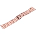 Miniatyrbilde 6 av 8: Rhinestone rustfritt metallrem Hypoallergen 22mm lugs metallrem for Huawei WatchRose Gold