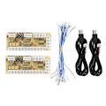 Miniatyrbillede 6 af 8: Tilbehør til Arcade Zero Delay USB Encoder DIY Kit Sæt Spil USB Kabel LED Knap