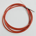 Miniatyrbild 2 av 5: 2-tråds Pt1000 Temperatursensor Termistor Silikongelbelagd 1,5 meter Sond 45mm X 5mm -50-180