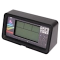 Miniatyrbilde 3 av 8: Dager Nedtellingstimer Klokke Timer Minutter Sekunder Digital LCD-skjerm for Bilracing