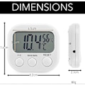 Miniatyrbillede 4 af 5: Indendørs Termometer Hygrometer - Høj Præcision - Digital Temperatur- og Fugtighedsindikator