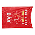 Miniatyrbillede 4 af 5: Tæppe klart tryk lyse farver åndbar blød polyester maskinvaskbar til sovende BL328‑4 80x100cm