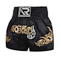 Miniatyrbillede 1 af 5: Anti-Friktion Muay Thai Kickboksing Bokse Shorts til Mænd - Sort