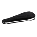 Miniatyrbilde 5 av 8: Squash Racket Cover Bag Lett polstret Racket Bæreveske med justerbar skulderstropp Svart