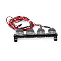 Pikkukuva 4 / 8: 4 LED-valonauha, kattovalot, lamppu, lisävarusteosa Axial scx10 Traxxas trx‑4 RC-autoon (valkoinen)