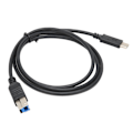 Pikkukuva 4 / 8: USB 3.1 Type C -urosliitin USB3.0 B -urosliittimeen -kaapeli lisävaruste IOS-kannettavalle tulostimelle Skanneri