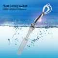 Miniatyrbillede 8 af 8: Flydende vandstand flydesensor switch 304 rustfrit stål 10 mm hangevind DC0-110V