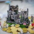 Miniatyrbilde 3 av 3: Harpiks Akvarium Ornament - Slott Formet Fiskegjemmested - Realistiske Detaljer - Akvarium Tilbehør