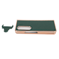 Miniatyrbillede 1 af 8: Foldbart telefontaske til Samsung Galaxy Z Fold 4 Nano galvaniseret læder Stjernemønster Anti-ridse Telefon Beskyttelsesetui Grøn