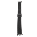 Miniatyrbilde 4 av 8: Justerbart klokkereim Pustende foldespenne Quick Release i rustfritt stål klokkereim for Mi Band 8 Svart