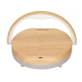Miniatyrbillede 5 af 8: A6 Bordlampe Bluetooth-højttaler Skrivebordslampe Højttaler Trådløst opladningsur 4 i 1 Touch-lampe Bærbar Bluetooth-højttaler