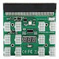 Miniatyrbillede 1 af 8: Strømkilde Breakout-kort Adapter PCB-proces Understøtter 1600W 12V 6 PIN Breakout-kort Modul med Høj Sikkerhedsydelse