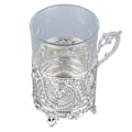 Miniatyrbild 7 av 8: Ölmugg i legerat glas Matal ölkopp Samlarmugg Dekorativ whiskymugg ​​Dricksmugg för fars dag julfödelsedag Silver (Q18149)