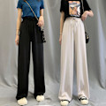 Pikkukuva 2 / 5: Silky Wide Leg Elastic Waist Women's Summer Pants XL Blue