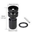 Miniatyrbillede 5 af 5: Elektrisk Nøgleadapter Forlængelse - 1/2 til 1/4 Batch Hoved Teleskopisk Adapter (2 stk)