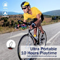 Miniatyrbild 3 av 4: Portabel Bluetooth Duschhögtalare, Mini Bluetooth 5.1 Portabel Vattentät IPX7 Högtalare, 360° Stereo HD Bluetooth Radio, Inbyggd Mikrofon, 6 Timmars Speltid