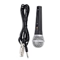 Miniatyrbilde 7 av 8: XLR-mikrofon med XLR til 1/4-tommers kabellydtilkobling Håndholdt mikrofon egnet for scenekaraoke-sang og opptak