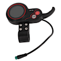 Miniatyrbillede 1 af 8: Elektrisk cykel LCD-display med 5P vandtæt stik 24V 36V 48V 60V kontrolpanel til 22,2mm elektrisk scooter