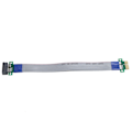 Miniatyrbillede 3 af 8: PCIE-forlængerkabel 1X Riser-kortforlænger Dobbelthastighed Han-til-hun Adapter Bånd EP051