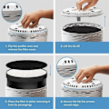 Miniatyrbild 5 av 5: Luftrenare Lv-h132 Ersättningsfilter, True Hepa och Aktivt Kolfilter Set 2-pack