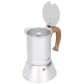 Miniatyrbilde 8 av 8: 150 ml kaffetrakter Moka Pot Kaffekanne i rustfritt stål Induksjonskomfyr Bruk hjemmeutstyr