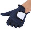 Miniatyrbillede 8 af 8: Mænds Golfhandsker Venstre Hånd Mikrofiber Svedabsorberende Bløde Åndbare Golfhandsker Royal Blå27#