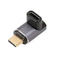 Miniatyrbillede 5 af 8: Type C han til Type C hun 40 Gbps 5A 100W Type C han til hun aluminiumslegering Type C til Type C adapter