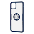 Miniatyrbild 7 av 8: Transparent stöttålig telefonfodral med magnetisk hållare ringfodral för IOS 11Pro MaxMörkblå för IOS 11Pro Max（6,5 tum）