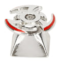 Miniatyrbild 5 av 8: Roterande tangentknapp i metall med ergonomisk design för mekaniska tangentbord, silver