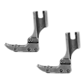 Miniatyrbillede 3 af 8: 2 stk Rulletrykfod Stål Robust Holdbar Anti-Slip Industriel Symaskine Trykfod med Leje