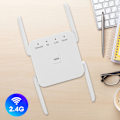 Miniatyrbilde 7 av 8: WiFi-rekkeviddeforlenger nettverksport veggplugg trådløs relé 1200M dobbel frekvens 100‑240VUS plugg
