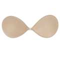 Miniatyrbild 1 av 8: Axelbandslös självhäftande BH Rygglös Push Up One Piece 3/4 kopp Deep V Seamless Silikon BH för Bröllopsklänning D