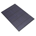 Miniatyrbilde 4 av 8: 6V 10W solcellepanel polykrystallinsk silisium 1660mA solcelleladerplate for camping fotturer fjellklatring