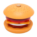 Miniatyrbild 3 av 8: Mini Hamburger Staplingsleksaker Snabbmat Matlagning Lek Set Trä Söt form Låtsaslekleksak för barn över 36 månader