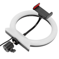 Miniatyrbilde 8 av 8: LED-sirkellys justerbart USB-lading RGB Live Fill Light med panorering og vippefunksjon for fotografering