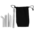 Miniatyrbild 3 av 8: 9st rostfritt stål paraplyrep nålar Armband stickning set DIY-tillbehör